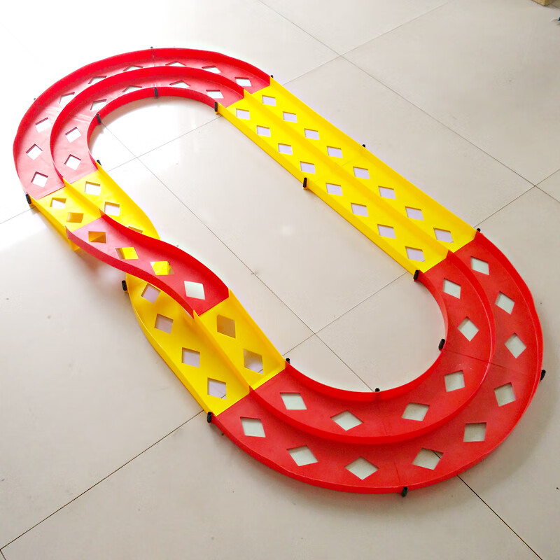 四驱兄弟四驱车跑道轨道赛道家庭双轨彩色黑色赛道男孩送礼品黑色8014