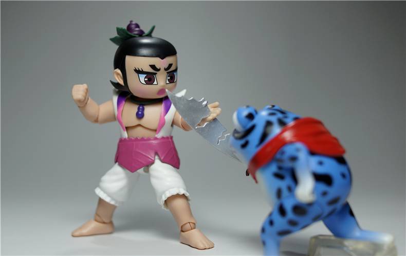 葫芦娃玩具 葫芦娃玩具 葫芦兄弟小金刚 可动模型 葫芦小金刚 高:10厘