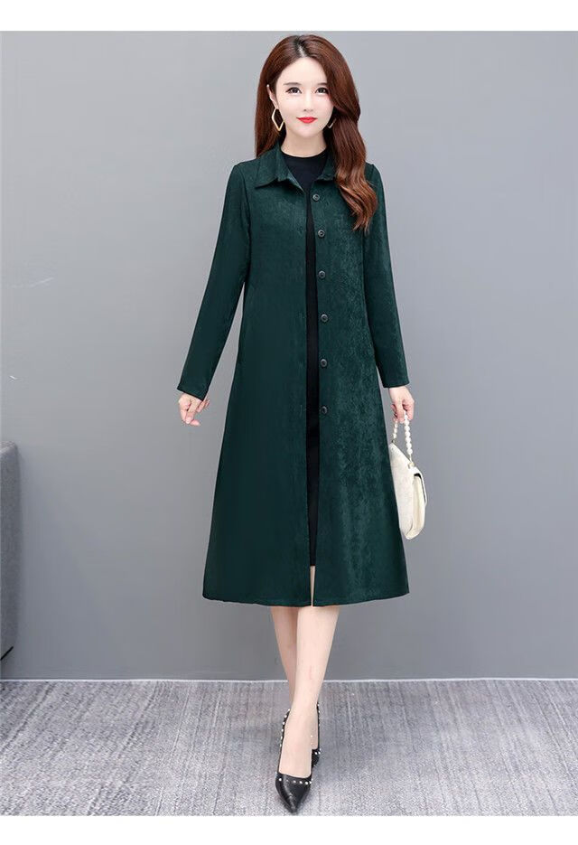 40至50岁到60岁的风衣女秋天穿的中年妇女装外套春季新款风衣女长款