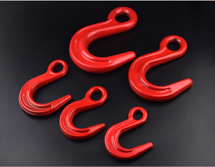 起重吊钩挂钩货钩万向旋转吊钩钢管钩大开口吊环钢管钩旋转吊勾子