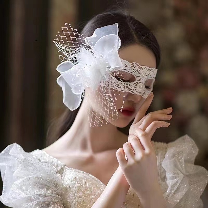 万代【抖音爆火】面具半脸下男女 面具酷蒙面歌王纱遮播变装神秘男二