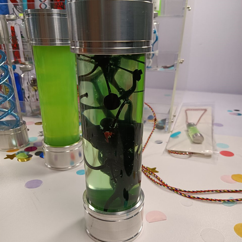 危机t病毒模型t病毒剂螺旋体模型毒液颗粒儿童小玩具 绿色单只【图片