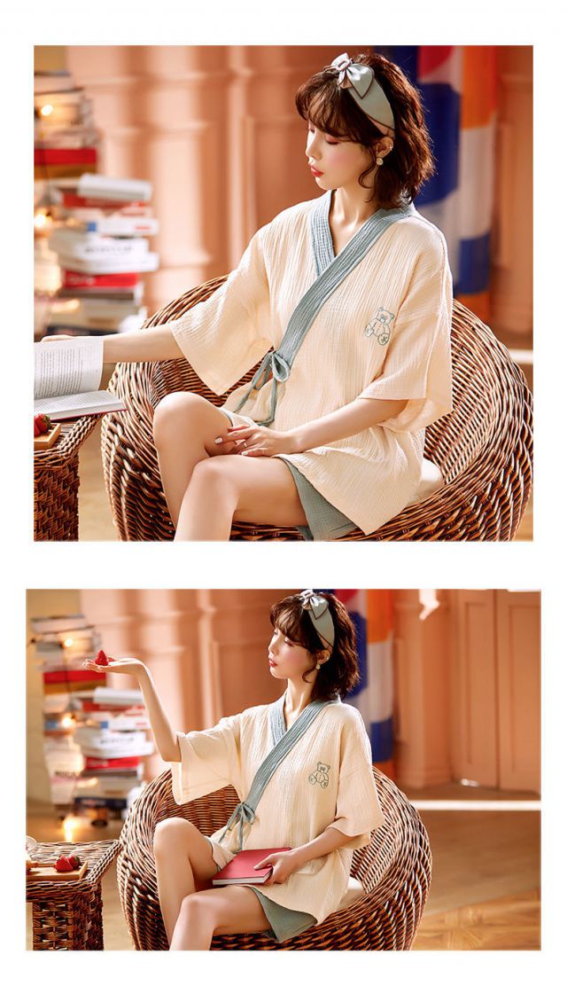 睡衣女夏天古风汉服家居服女生超仙宫廷风襦裙小个子可爱唐装公主中国