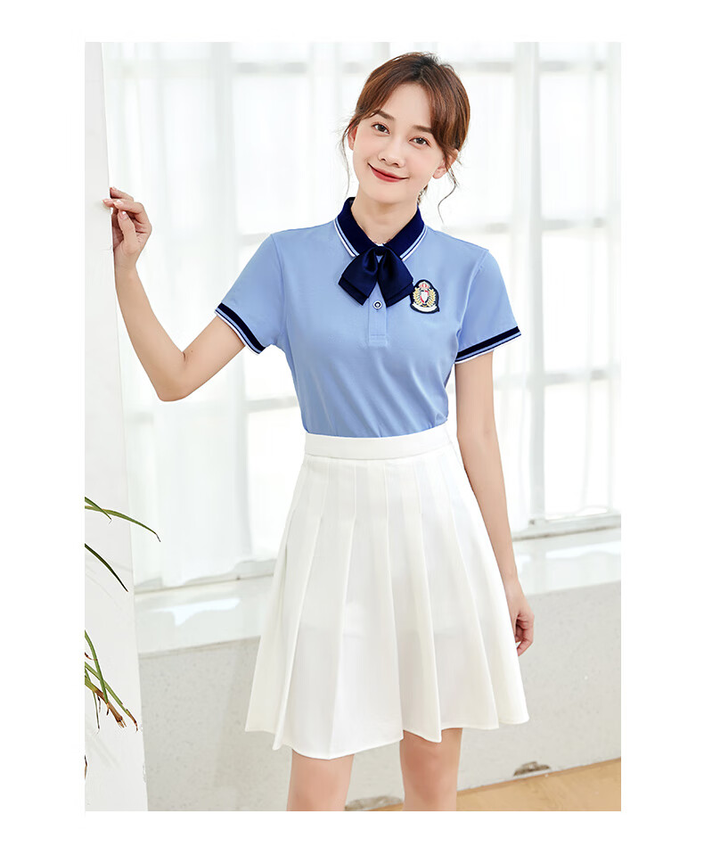 幼师服装幼儿园老师工作服春秋园服夏季衫短袖恤女套装早教中心a天