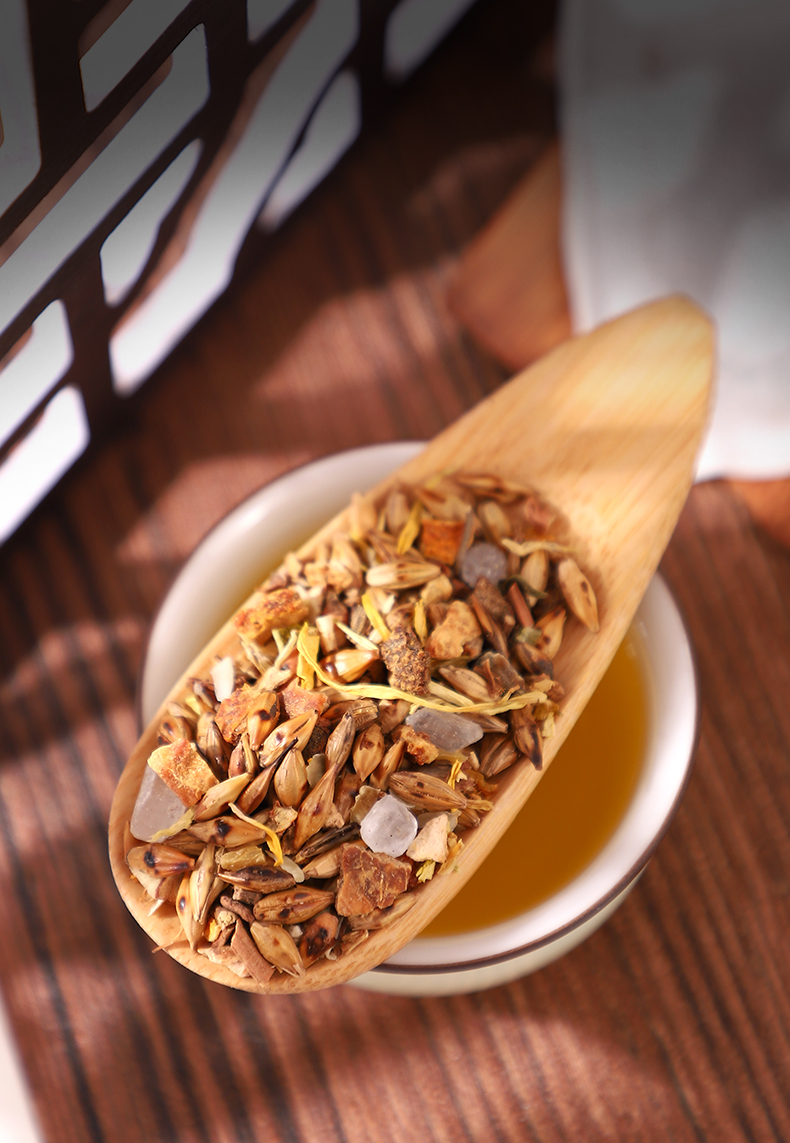 160g袋杞善堂胖大海菊花茶菊花陈皮甘草百合大麦青肺茶润喉养生茶包5