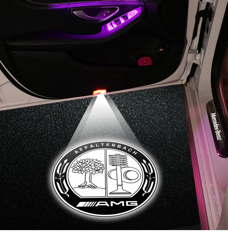 适用于22款奔驰glb迎宾灯奔驰迎宾灯原厂新case级c200 e300 glc260l车