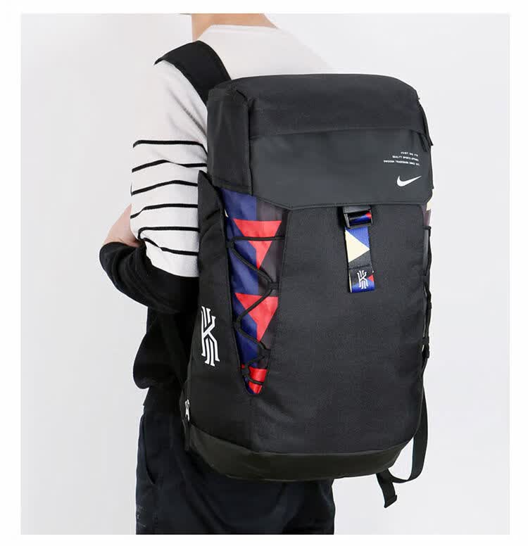 【专营店正品】新款nba双肩包男士运动背包kyrie书包大容量独立鞋位