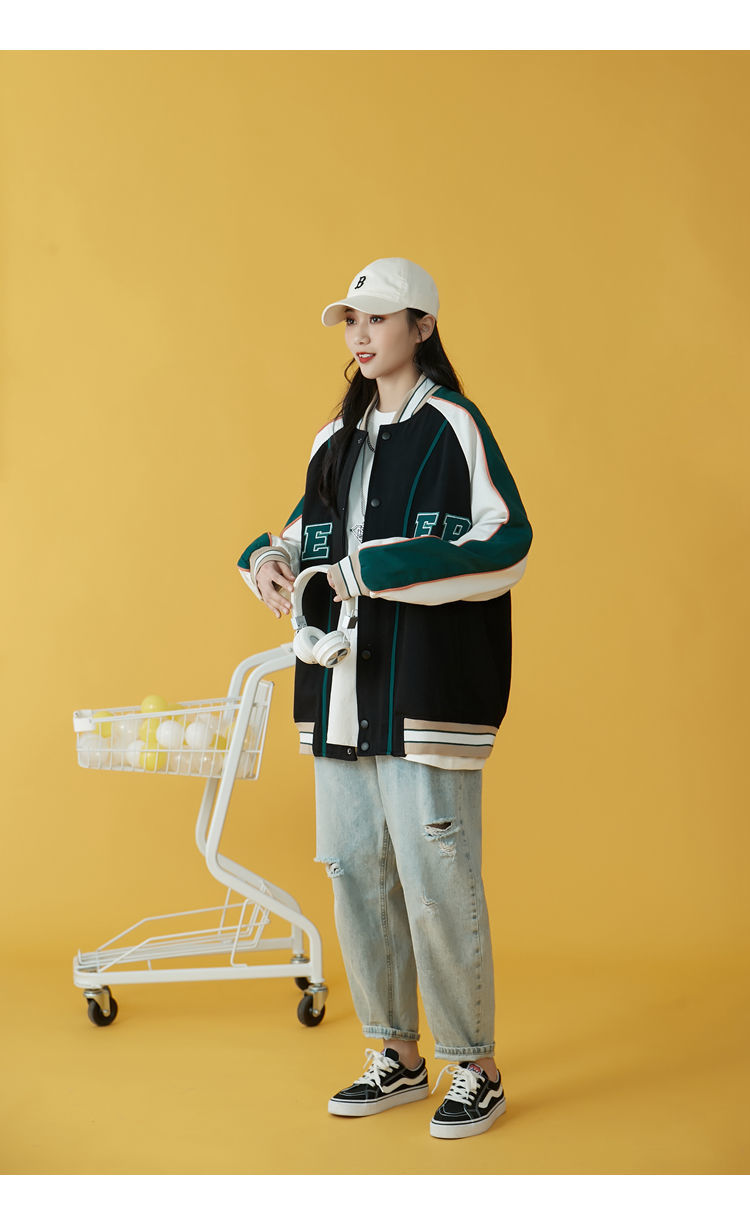 女装 短外套 贝禄德(blvd) 贝禄德棒球服外套女年新款春秋季国潮港风