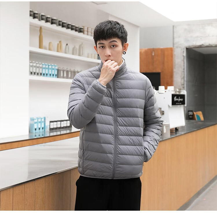 秋冬季高中学生羽绒服内胆男孩轻薄保暖初中生内穿青少年校服神器