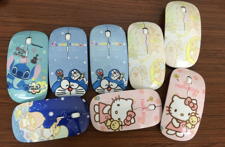 鼠标办公游戏卡通可爱粉色女生生日shipadoo 17 无线鼠标配usb接收器