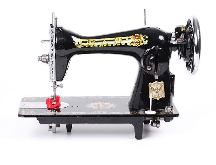 lism 博煊缝纫机家用老式飞人牌电动裁缝机头小型台式平车迷你脚踏