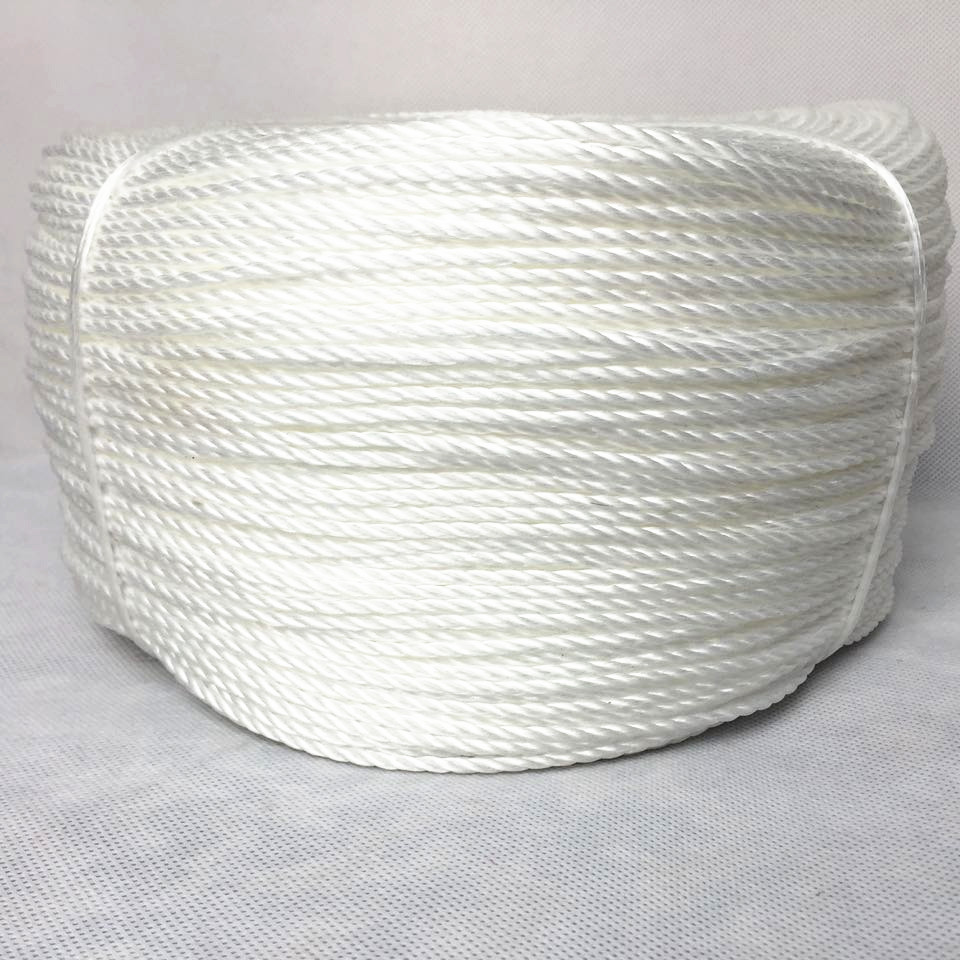 当日发货现货细尼龙绳子高强度扁丝白色3mm打包捆扎绳大鹏帐篷绳广告