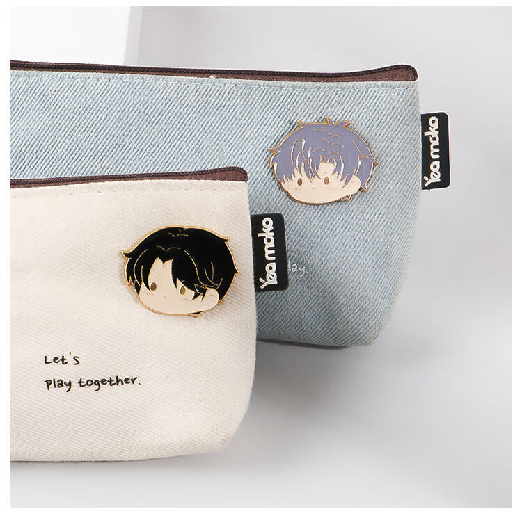 恋与制作人周边 李泽言 许墨 白起 周棋洛凌肖同款金属徽章胸针配饰品