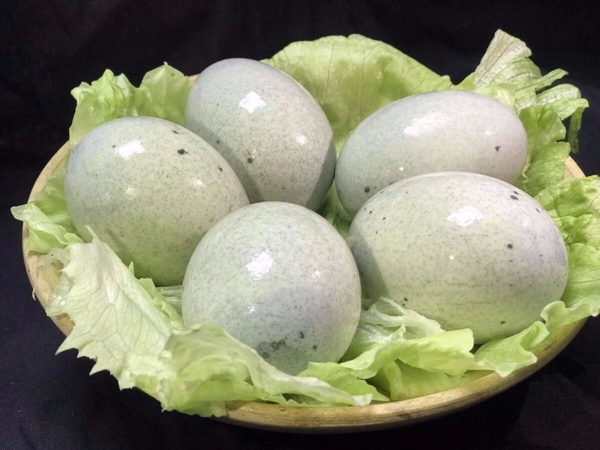 白洋淀特产农家溏心皮蛋无铅松花蛋麻鸭蛋土鸭蛋变蛋整箱昌隆福记 30