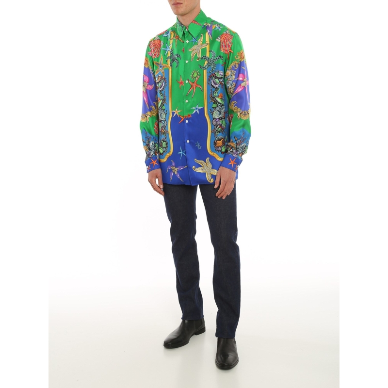 欧洲直采 versace/范思哲 男装2021春夏男性牛仔裤a81832 1f01109