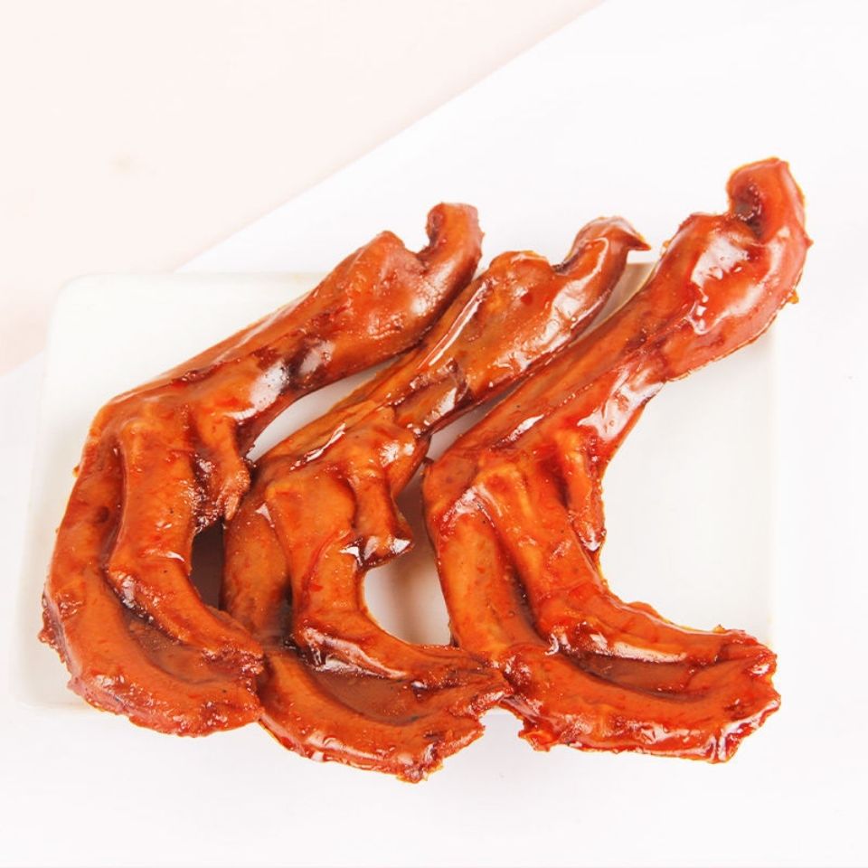 小飞燕鸭爪 湖南特产小飞燕香辣脆鸭掌 黑鸭卤味鸭掌 香辣鸡爪 黑鸭味