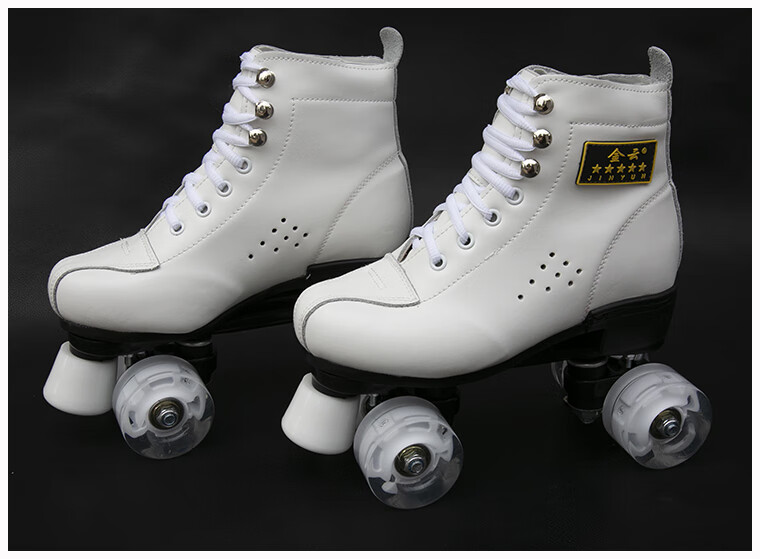 迪卡侬(decathlon) 新款双排溜冰鞋儿童四轮滑鞋成年男女旱冰鞋双排