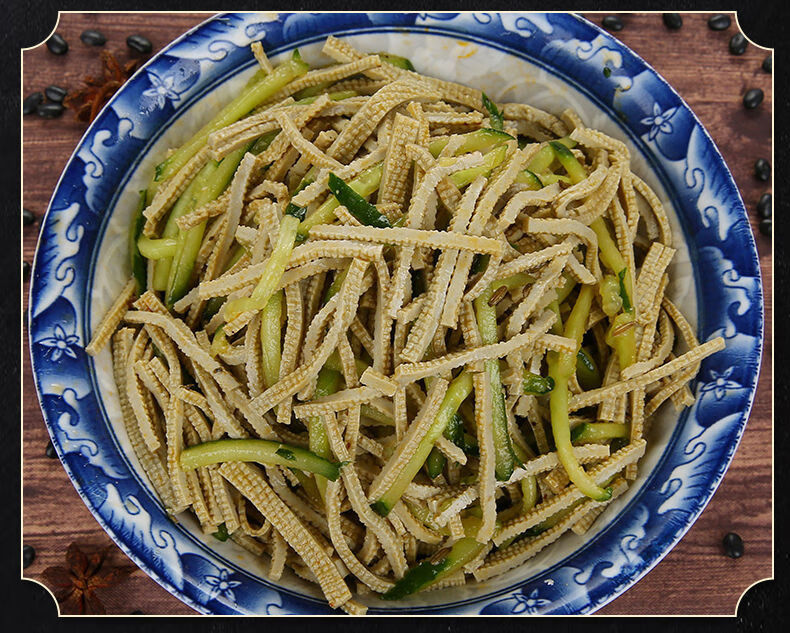 正宗高碑店五香豆腐丝河北特产豆制品即食真空包装2斤装黄豆