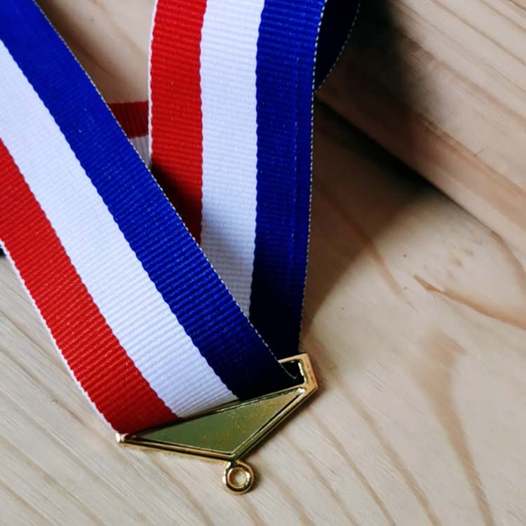 奖章挂带红白蓝金丝带奖牌挂绳奖章横批绳定做运动奖牌彩带挂带绶带20