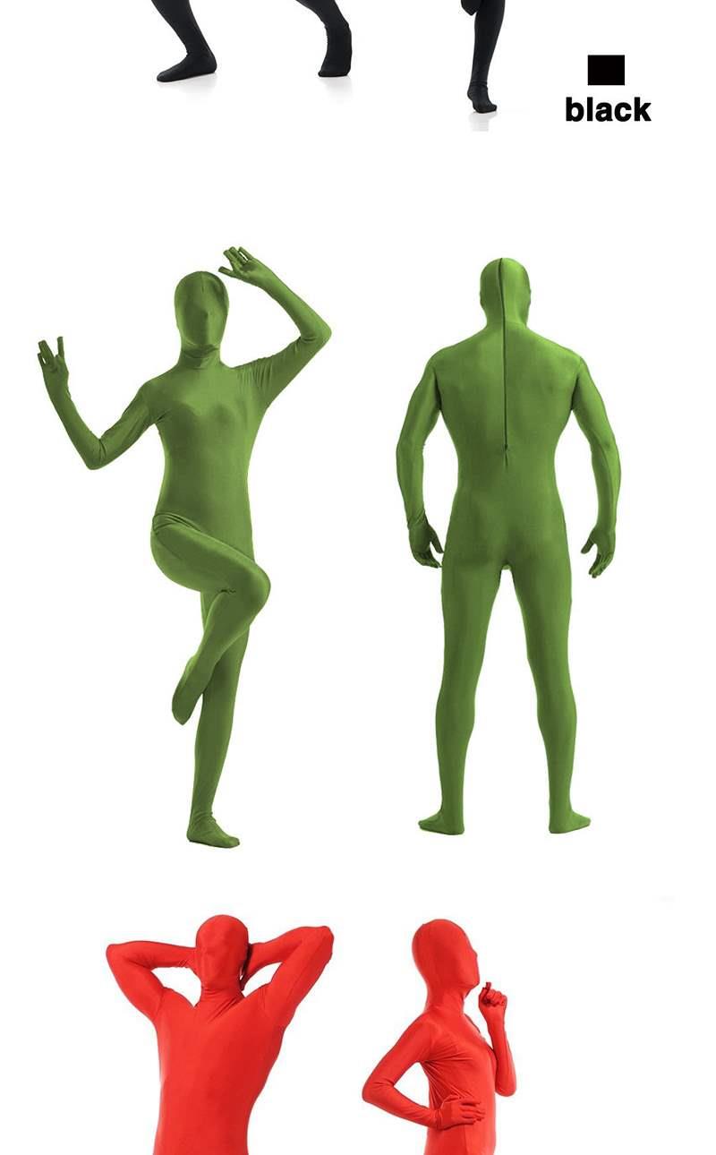 kigurumi全包紧身衣纯色莱卡zentai紧身衣全身包裹连体衣cosplay舞台