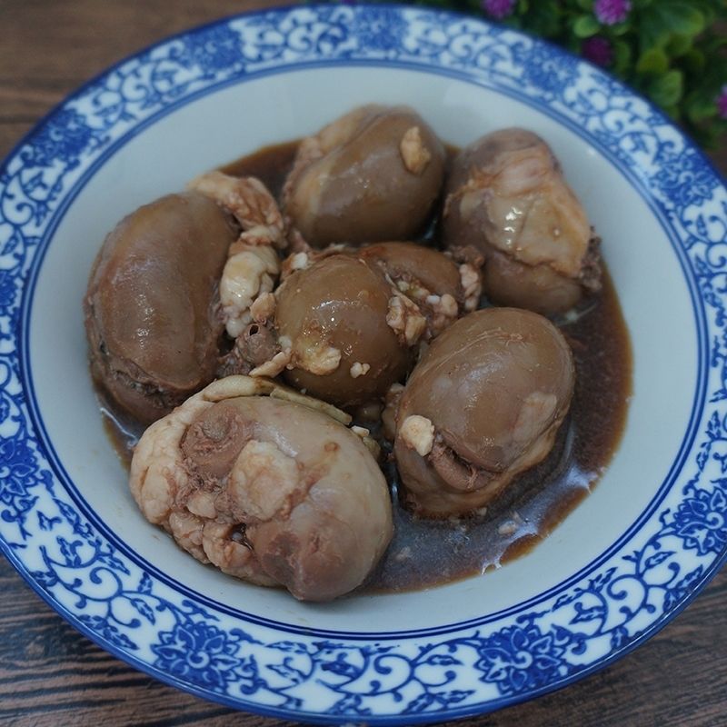 五香【熟蛋蛋】熟食【剔除油】熟蛋蛋熟睾真空现做猪宝卤制烧烤 五香