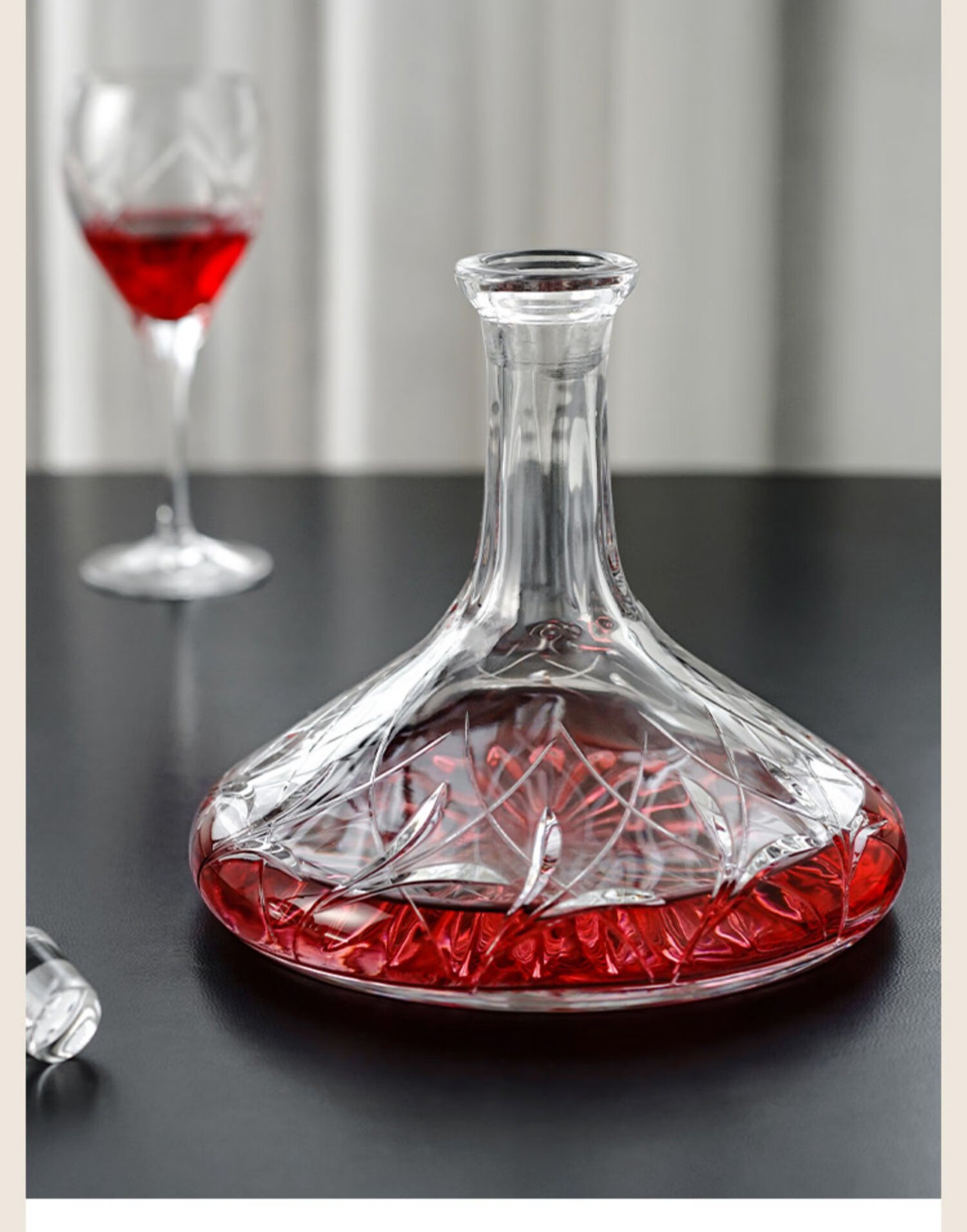 高端水晶玻璃高端人士自用送礼佳选 生长系列醒酒器1000ml   2支生长