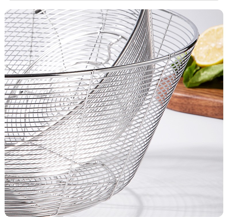 维艾(newair304不锈钢沥水篮厨房圆形洗菜盆水槽架筛子 客厅家用水果