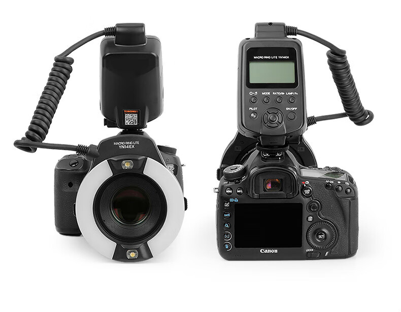 单反相机闪光灯佳能ttl自动环闪灯口腔牙齿昆虫花鸟环形微距闪光灯机