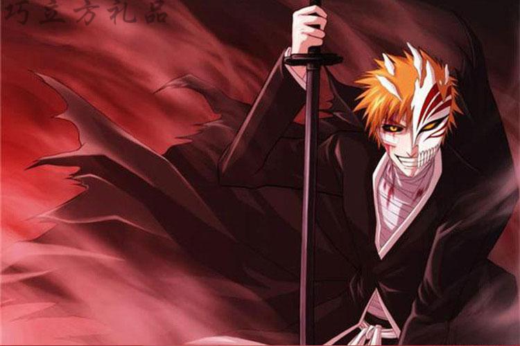 万圣节动漫工艺品黑崎一护面具.