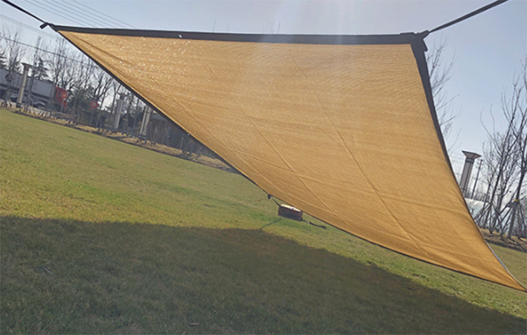 米色遮阳网加密加厚防晒网遮阴网米黄色阳台庭院家用抗老化米黄遮阳网