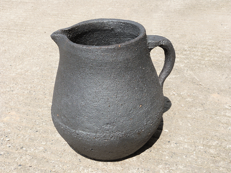 传统无釉煮药煎药黑砂锅传统老式土罐煎药砂罐煮药黑砂锅有盖土沙药