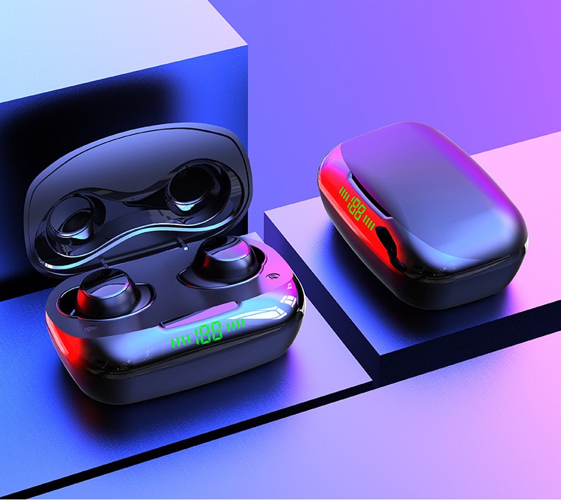 0降噪触摸蓝牙耳机迷你双耳入耳式防水适用华为(huawei)安卓苹果宏