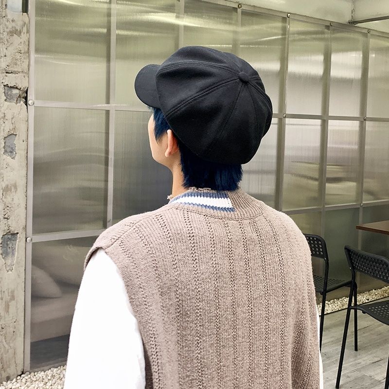 斐珺服饰配件新品报童帽帽子男韩版潮牌贝雷帽夏季百搭时尚八角帽英伦
