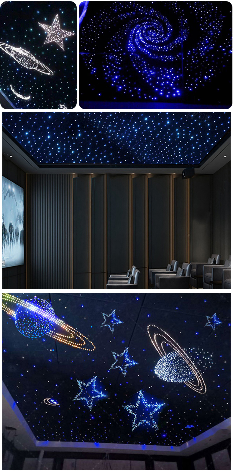 fgacct星空顶天花板星空顶吊顶影音室卧室时空走廊ktv酒吧家庭影院