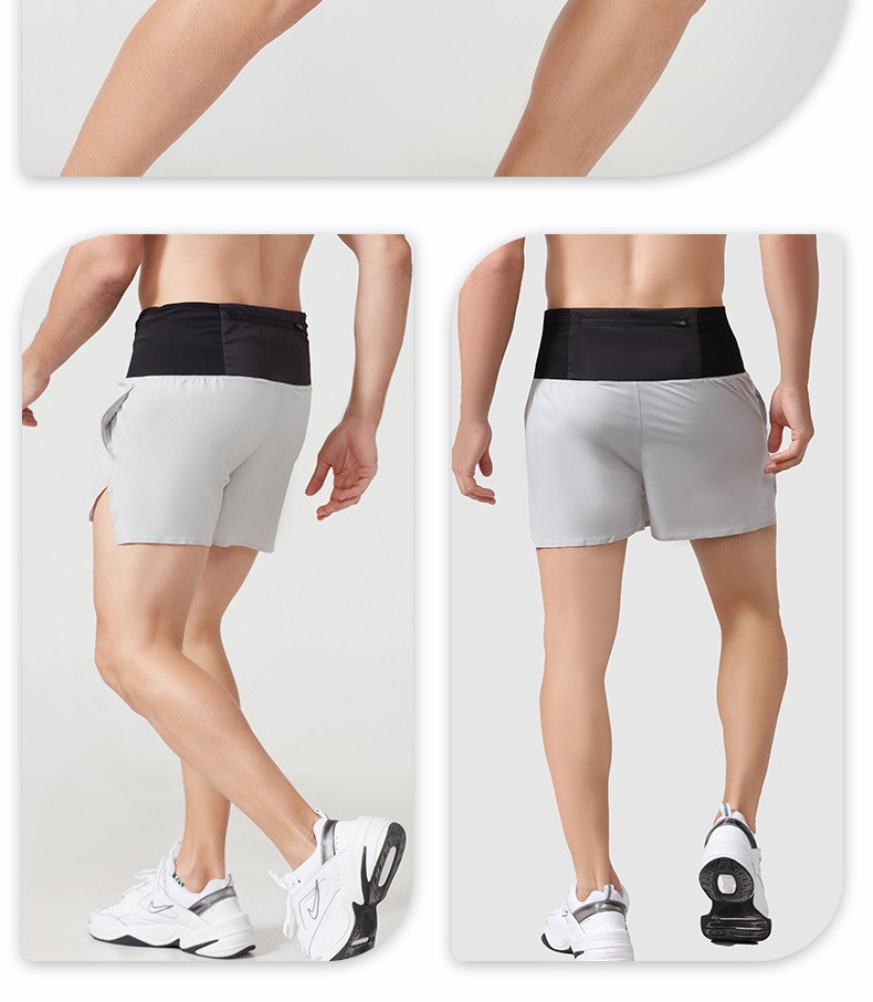 支持国货李·宁 马拉松跑步短裤跑步短裤可放手机男马拉松三分运动裤