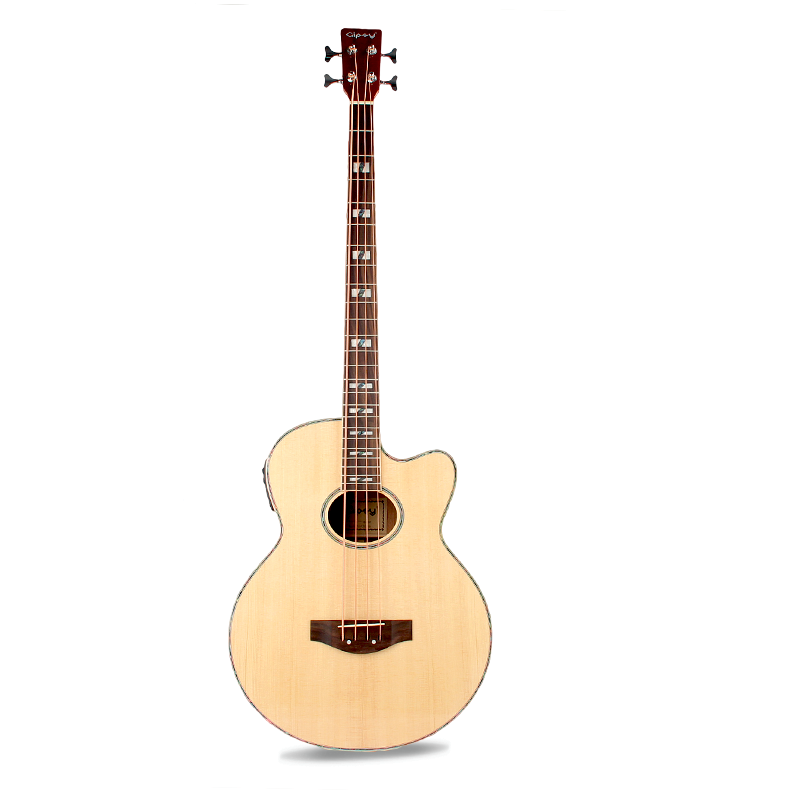 gipsyacousticbass免费刻字全单板木贝司箱贝斯民谣电箱36旅行便携电