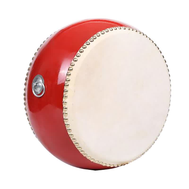 5~8寸生肖鼓儿童玩具小鼓幼儿园小学生羊皮牛皮鼓打击乐器 寅虎 10寸