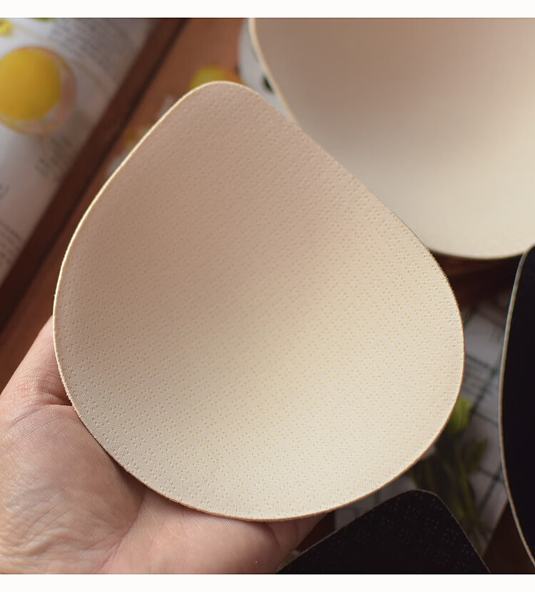 予骄乳胶胸垫插片加厚4cm特厚运动内衣美背裹胸替换垫片水滴形内衬垫