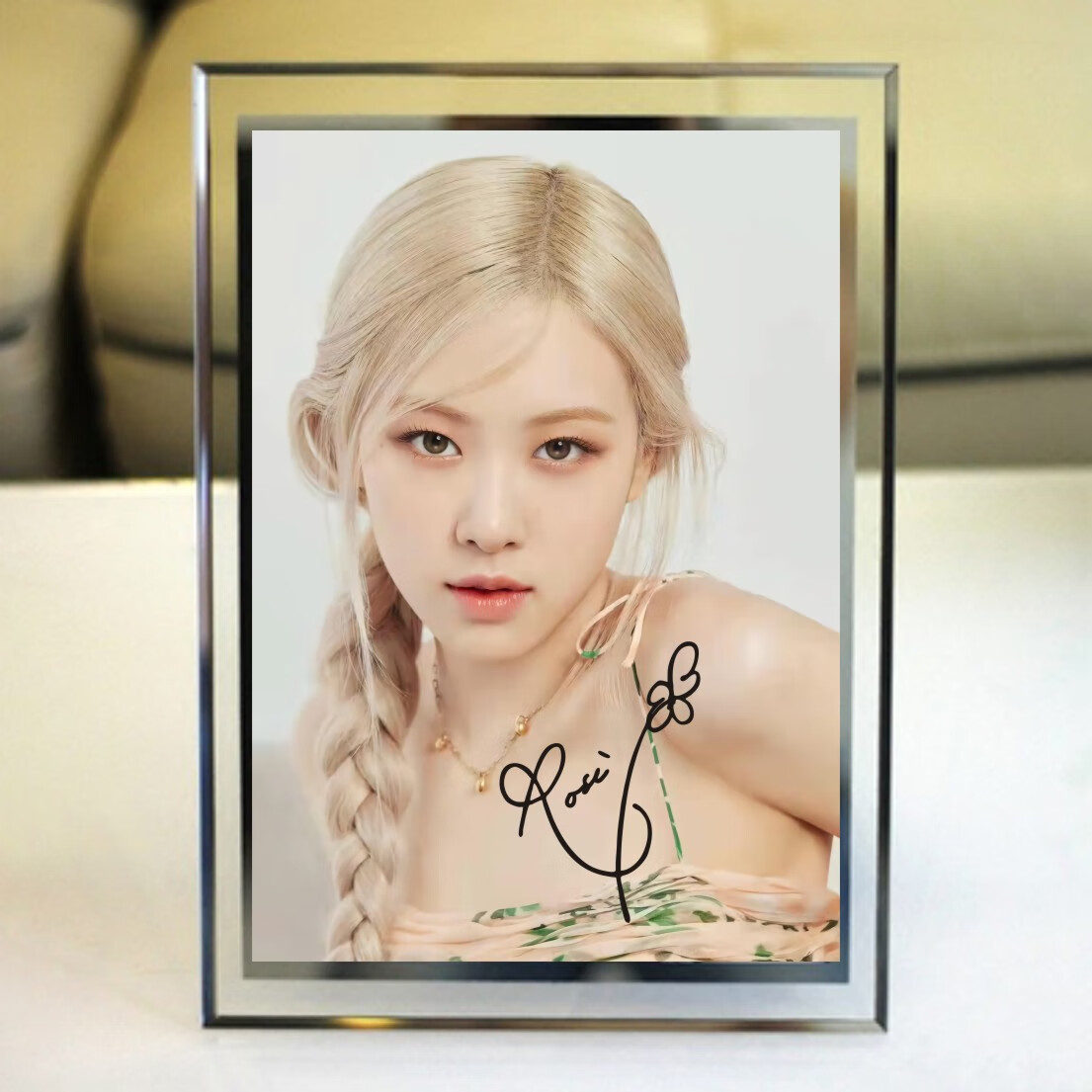 2022 blackpink周边 blackpink成员rose朴彩英周边应援照片海报水晶 2