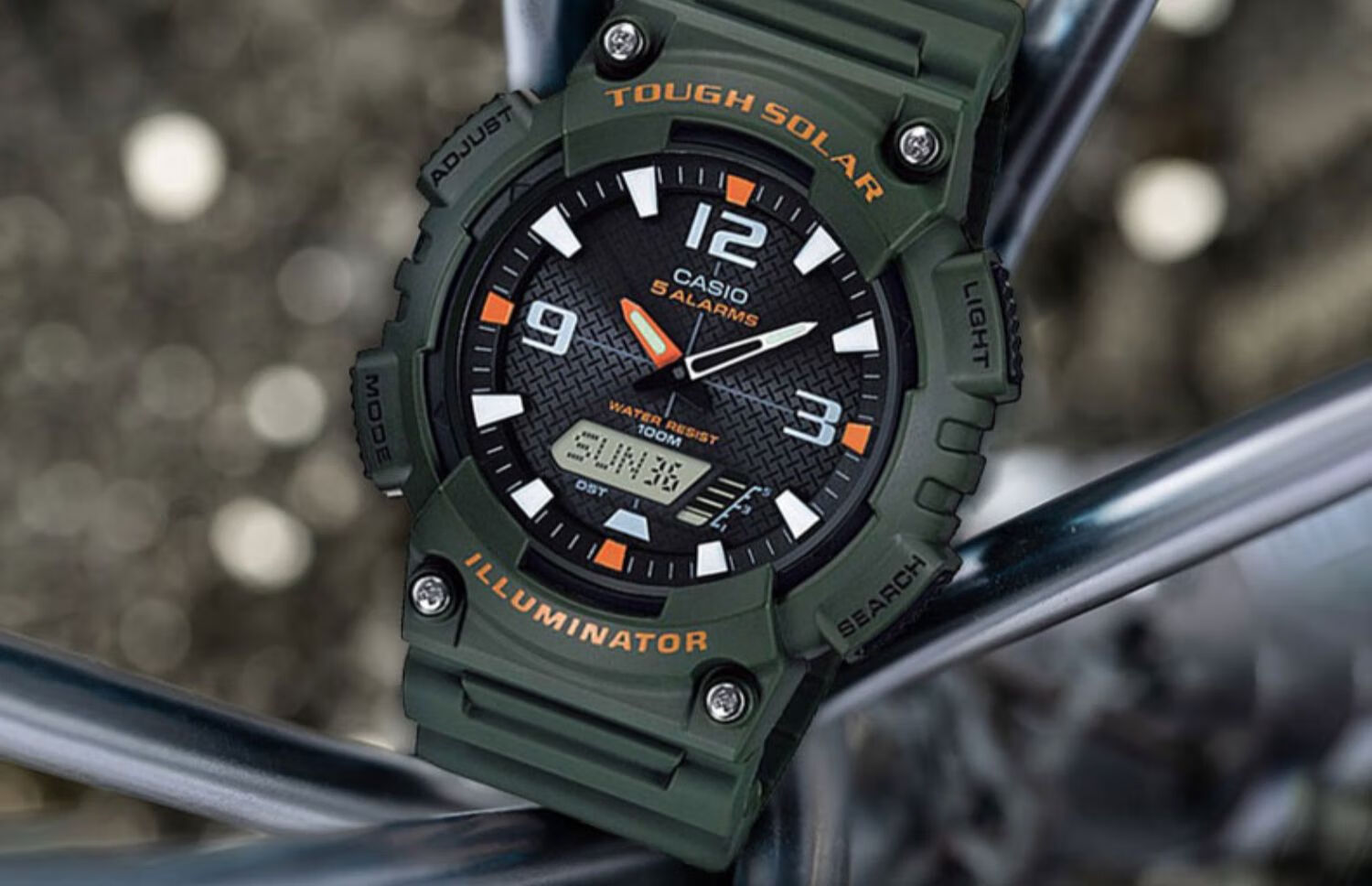 卡西欧(casio)手表男学生aeq110防水运动黑金黑武士男士电子手表 aq-s