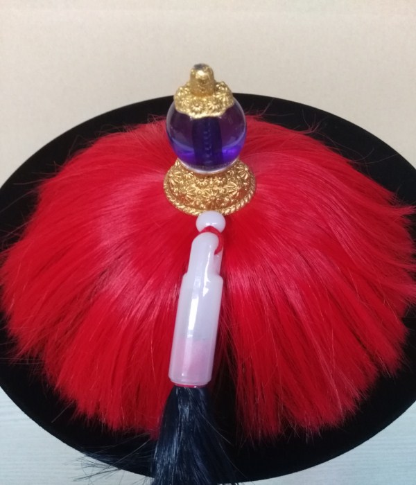 影视戏剧鞑子帽清朝顶戴花翎太监帽清朝官帽兵帽暖帽凉帽武官文官 大