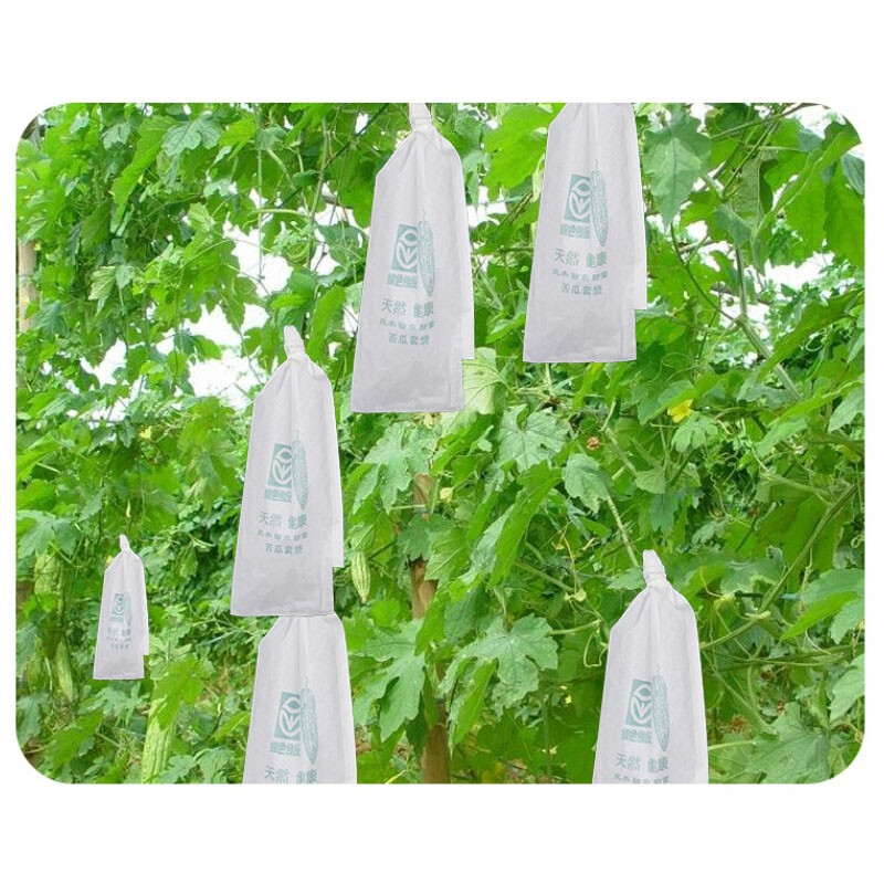 苦瓜套袋苦瓜防虫袋丝瓜黄瓜青瓜蔬菜水果套袋纸防虫种植套袋防水防鸟