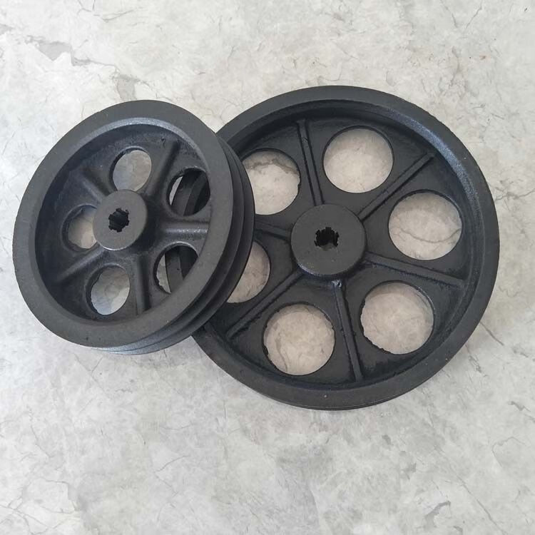 惠利得 17直径花键皮带轮微耕机变速箱输入轴三角带轮量大定做 100单a