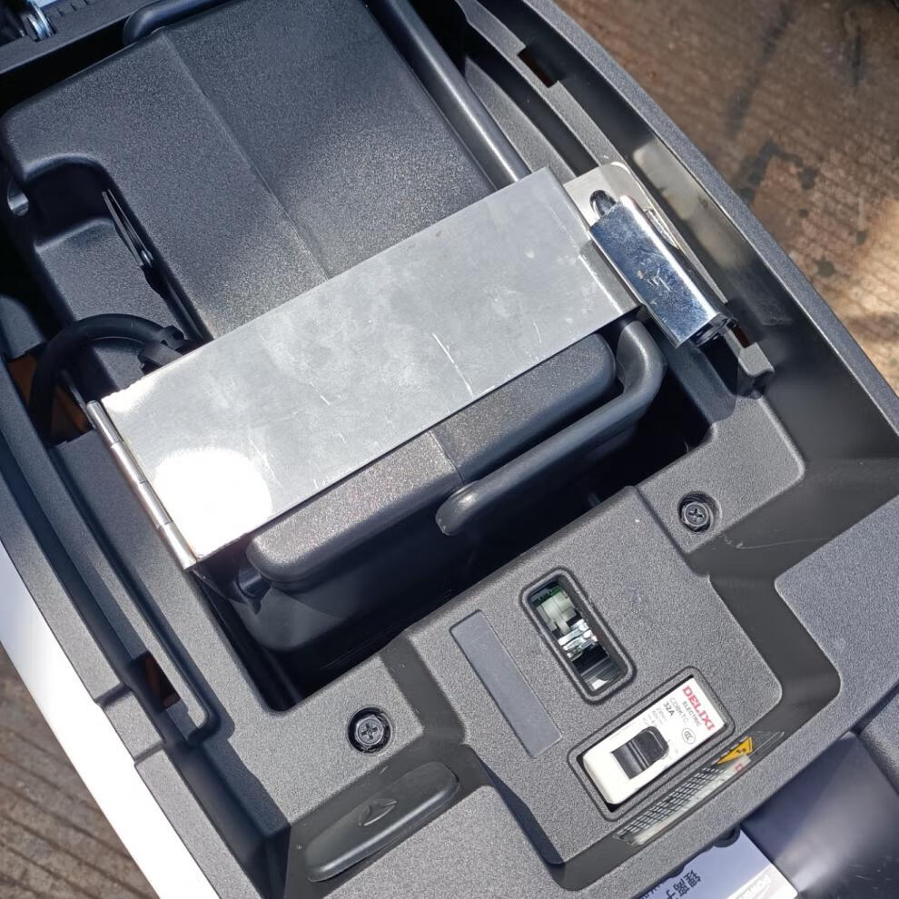 雅迪2配件电动车冠能138不锈钢加厚防盗电瓶电池锁座桶锁a款通用型