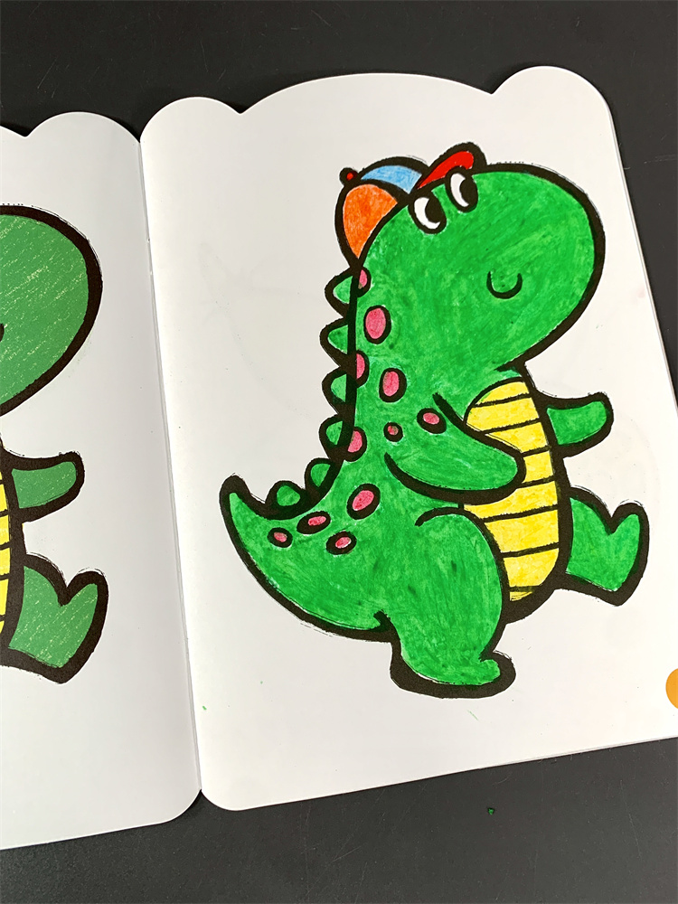 0-23岁宝宝涂色书幼儿童学画画本幼儿园填色绘画本册涂鸦益智玩具 0-3