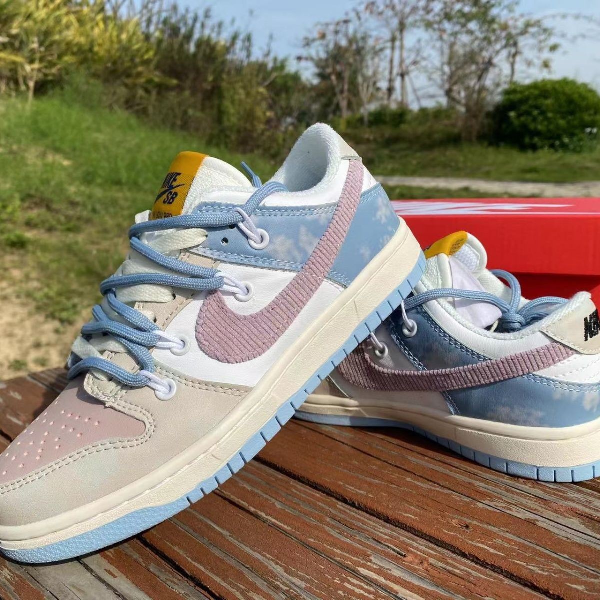 【官方旗舰】新款sbdunkhigh白黄红独角兽高达联名高颜值男女时尚板鞋