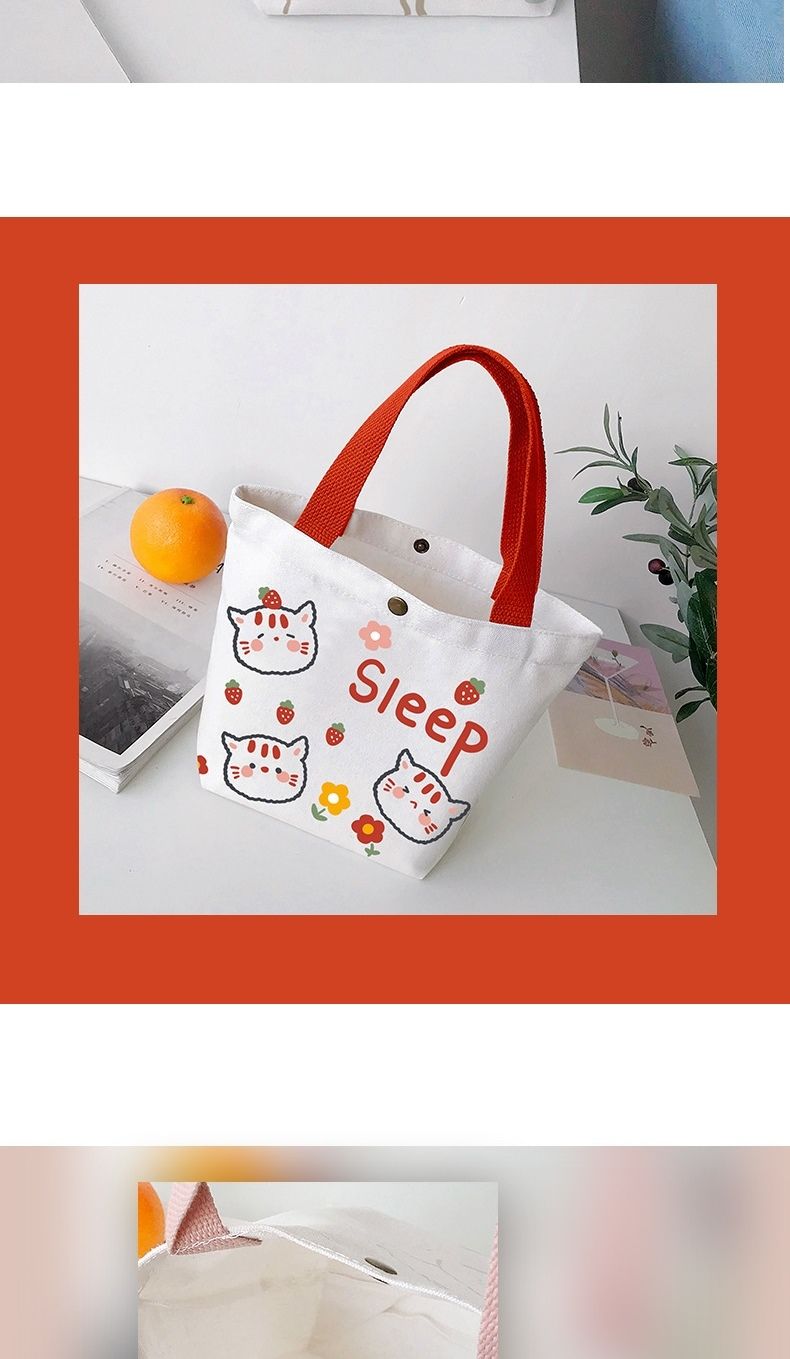 小米mi米家生态同款购物袋帆布包女手拎大容量逛街购物袋小清新休闲