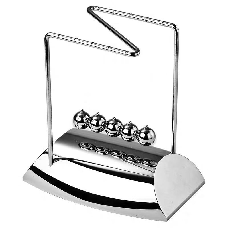 桌面永动摆件休闲减压物理摆件家居客厅创意办公桌摆件606电池款原