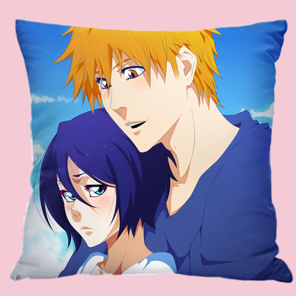 死神周边抱枕黑崎一护日番谷冬狮郎动漫靠枕头生日礼物定做 1 35x35