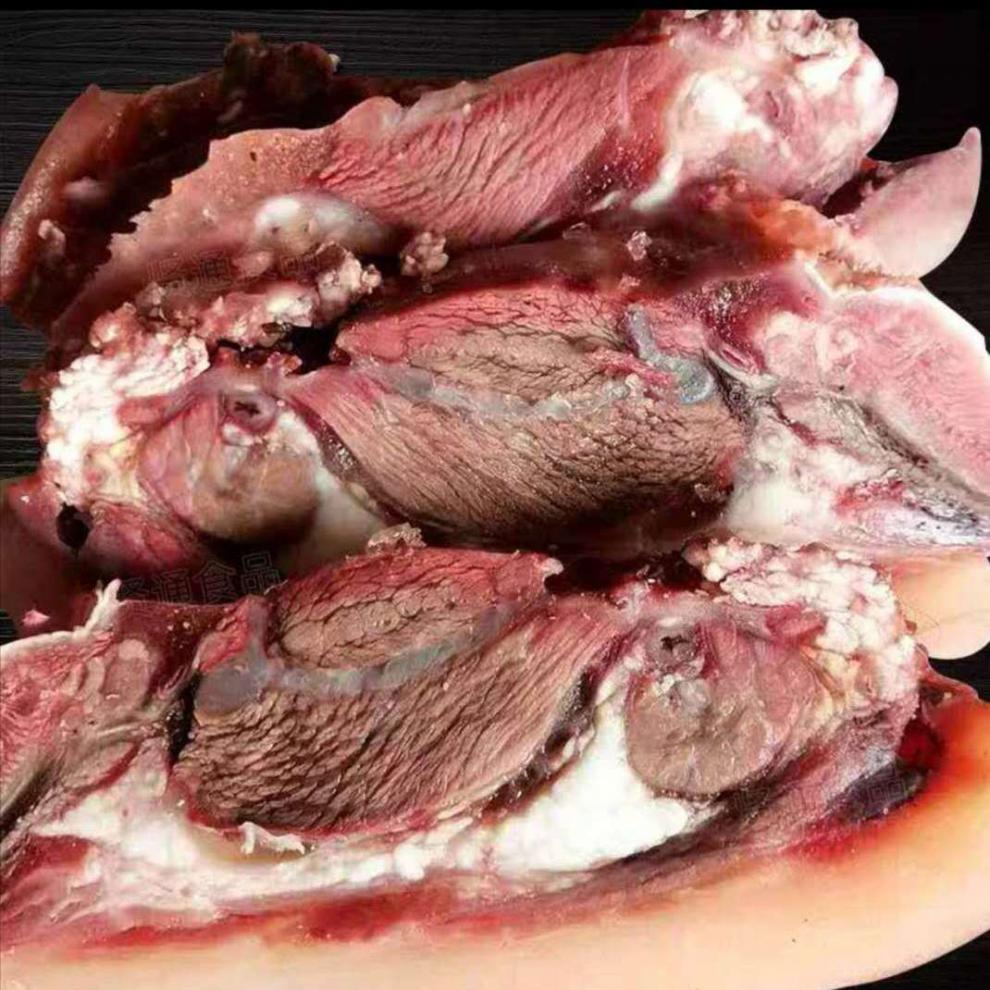 牛头肉新鲜冷冻半熟牛脸肉真空装熟牛肉原味牛杂黄牛脸牛头肉3斤装